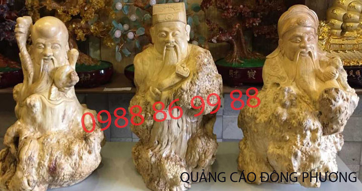 Nhận điêu khắc tượng tam đa bằng gỗ chất lượng - giá rẻ