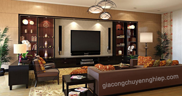 Tủ kệ phòng khách để tivi đẹp sẽ là sản phẩm được nhiều nhà thiết kế sử dụng trong trang trí phòng khách năm