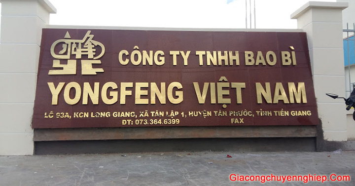 Cơ sở làm bảng hiệu inox, bảng hiệu mica, bảng hiệu alu giá rẻ tại Hà Nội 5