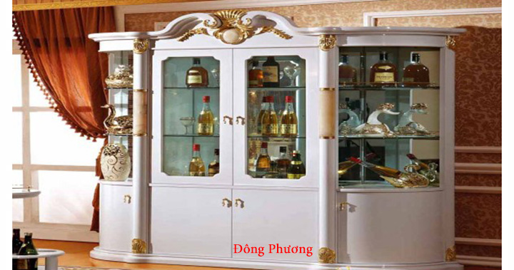 Mẫu tủ rượu âm tường phòng khách đẹp, giá rẻ tại Hà Nội 2
