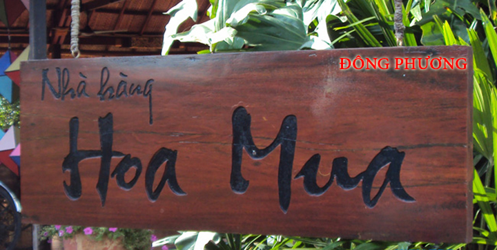 Địa chỉ làm biển quảng cáo bằng gỗ giá rẻ, đẹp chất lượng cao tại Hà Nội 3