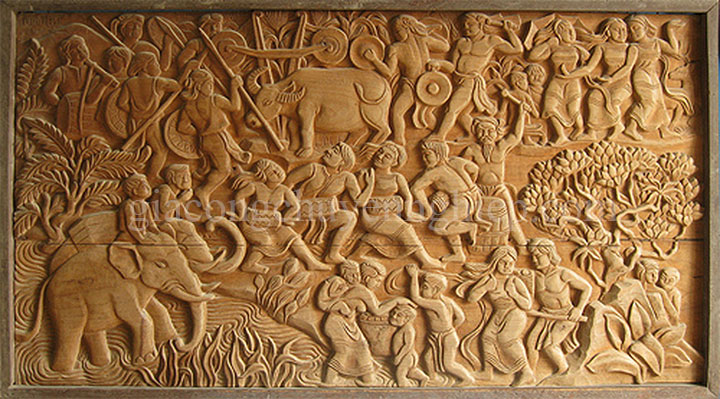 Khám phá 10 mẫu tranh điêu khắc bằng gỗ đẹp - hút hồn-09