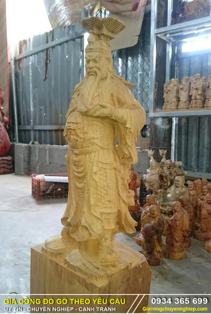 3 mẫu tượng gỗ Quan Công trong phong thủy đẹp nhất.-13