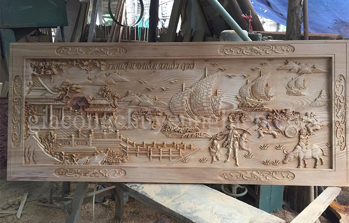 Nhận điêu khắc tranh phù điêu gỗ đẹp giá tốt tại Đồng Nai