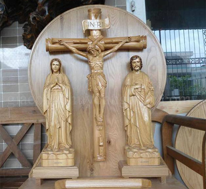 Điêu khắc tượng gỗ công giáo: tượng chúa, đức mẹ, thánh giuse,...-01