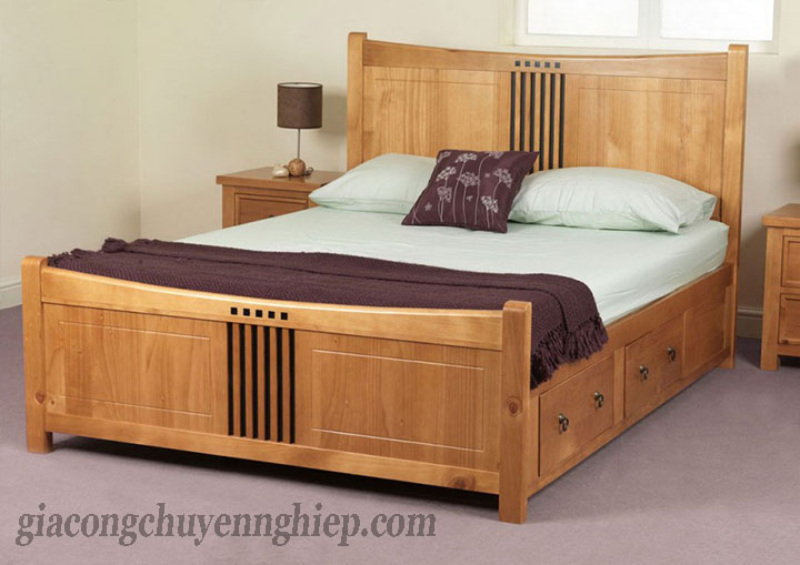 Điểm khác biệt giữa giường ngủ bằng gỗ tự nhiên và gỗ công nghiệp 01