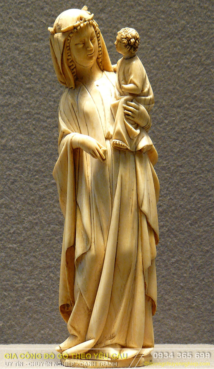 Những mẫu tượng gỗ Công Giáo chạm khắc CNC đẹp nhất.-04