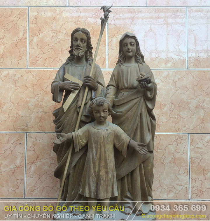 Những mẫu tượng gỗ Công Giáo chạm khắc CNC đẹp nhất.-06