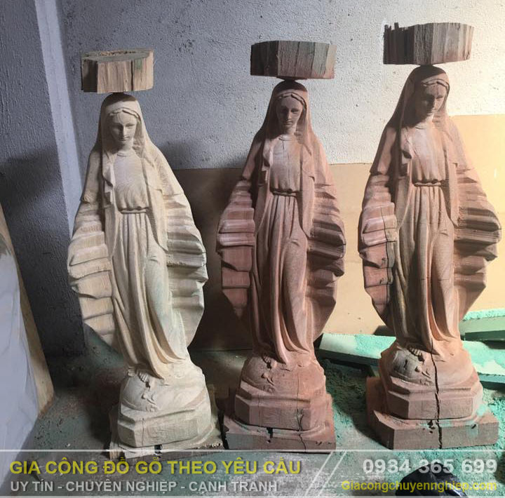 Những mẫu tượng gỗ Công Giáo chạm khắc CNC đẹp nhất.-17