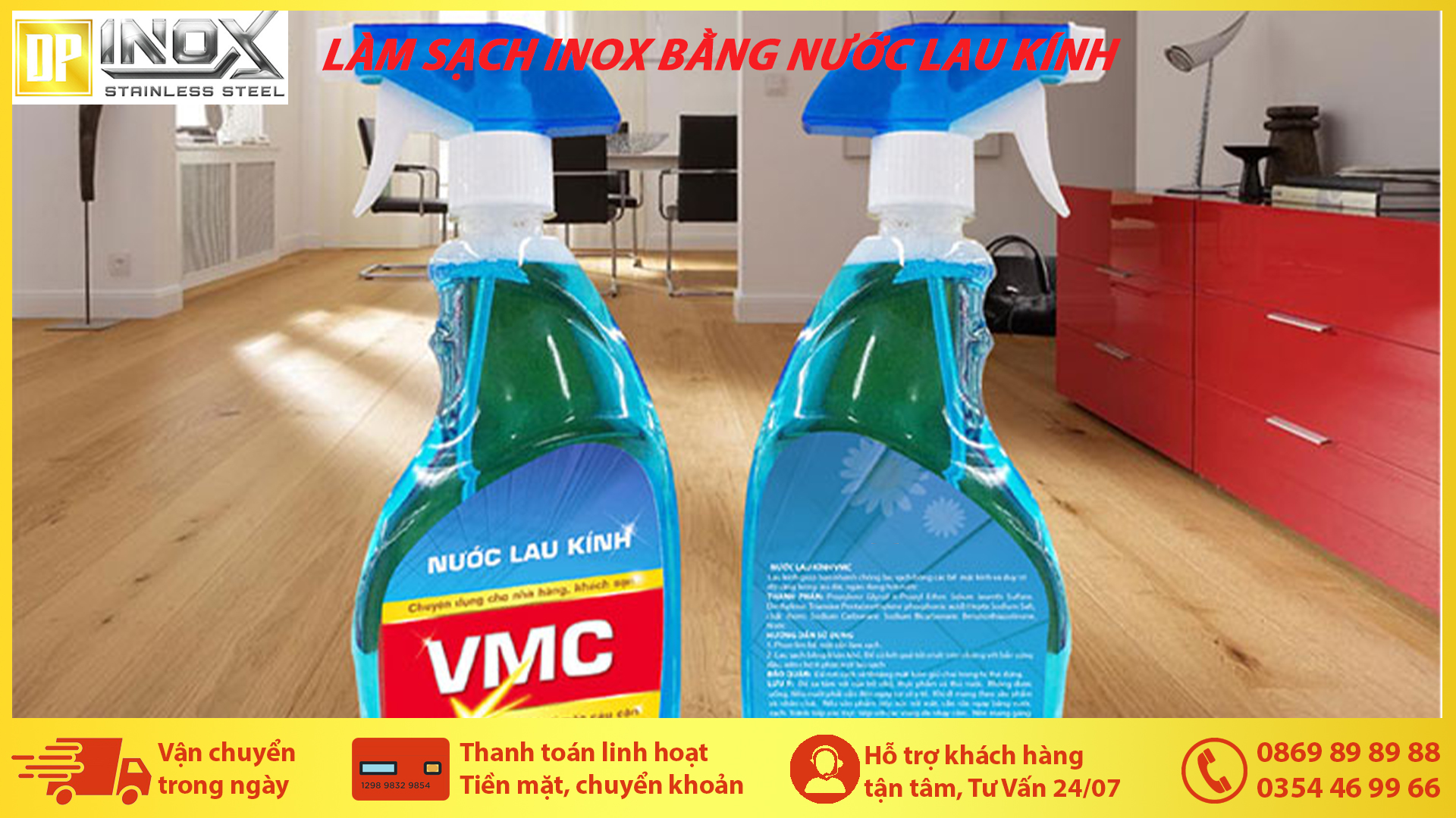 bề mặt inox