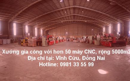 Xưởng gia công CNC gỗ xuất khẩu tại Đồng Nai
